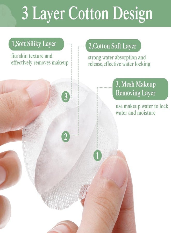 Maxcheck 3000 Pcs Cotton Rounds Bulk Exfoliating Rounds for Face Makeup Remover Cotton Facial Pads for Face Makeup Removal Toner Pads - Image 5
