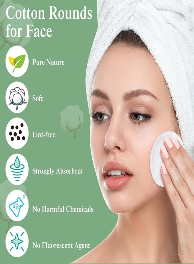 Maxcheck 3000 Pcs Cotton Rounds Bulk Exfoliating Rounds for Face Makeup Remover Cotton Facial Pads for Face Makeup Removal Toner Pads - Image 4