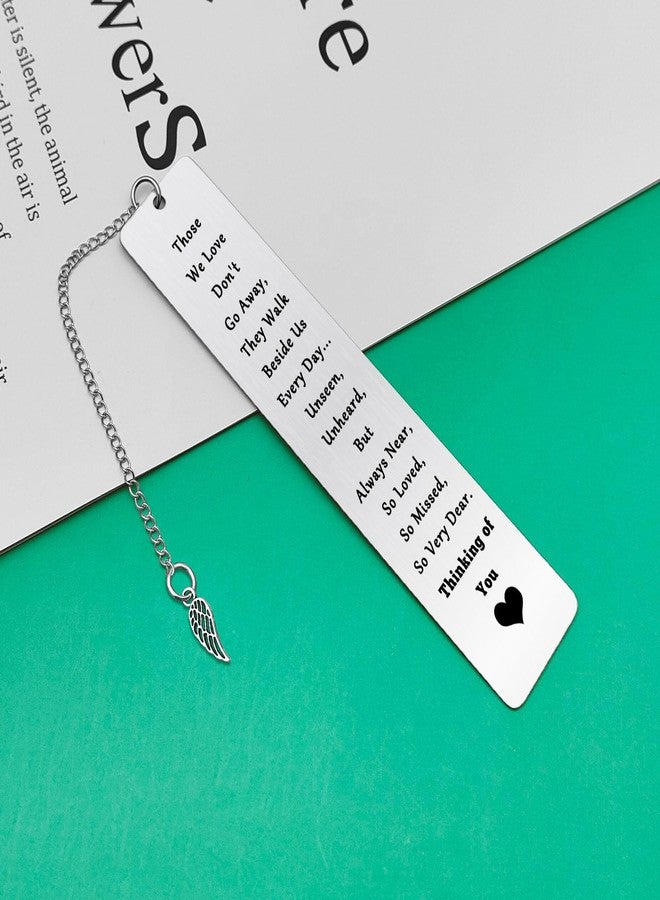 Baipilu Memorial Gift Bookmark Sympathy Gift for Loss of Dad Mom in Memory of Husband Wife Daughter Grandpa Grandma Remembrance Bereavement Condolence Gift for Friend Sister Coworker Condolence Gifts - Image 5