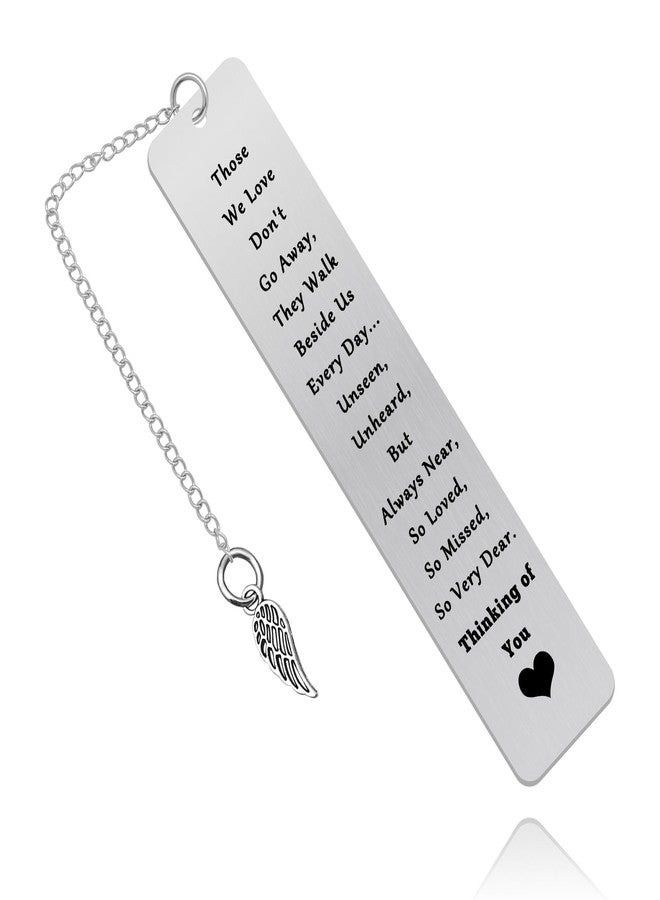 Baipilu Memorial Gift Bookmark Sympathy Gift for Loss of Dad Mom in Memory of Husband Wife Daughter Grandpa Grandma Remembrance Bereavement Condolence Gift for Friend Sister Coworker Condolence Gifts - Image 1