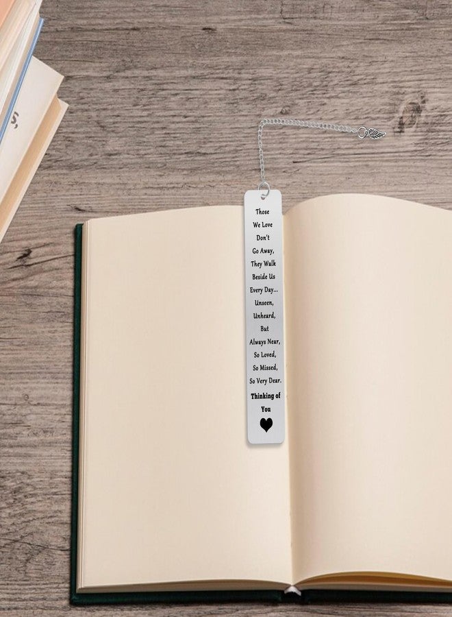 Baipilu Memorial Gift Bookmark Sympathy Gift for Loss of Dad Mom in Memory of Husband Wife Daughter Grandpa Grandma Remembrance Bereavement Condolence Gift for Friend Sister Coworker Condolence Gifts - Image 3