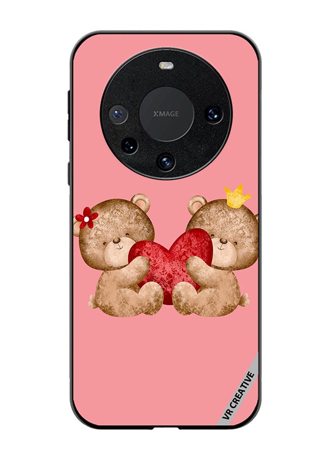 VR CREATIVE Protective Case Cover For Huawei Mate 60 Bear Love Design Multicolour - Image 1