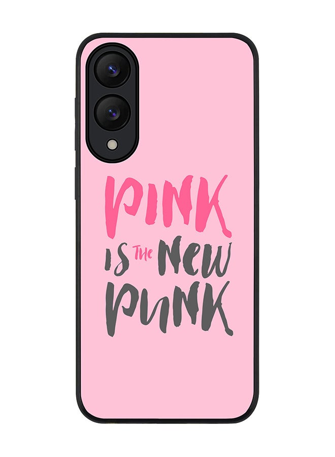Stylizedd For Samsung Galaxy S25 Edge Case,Slim fit Camera Protection, Shockproof Thin Phone cover  - Pink is the new punk