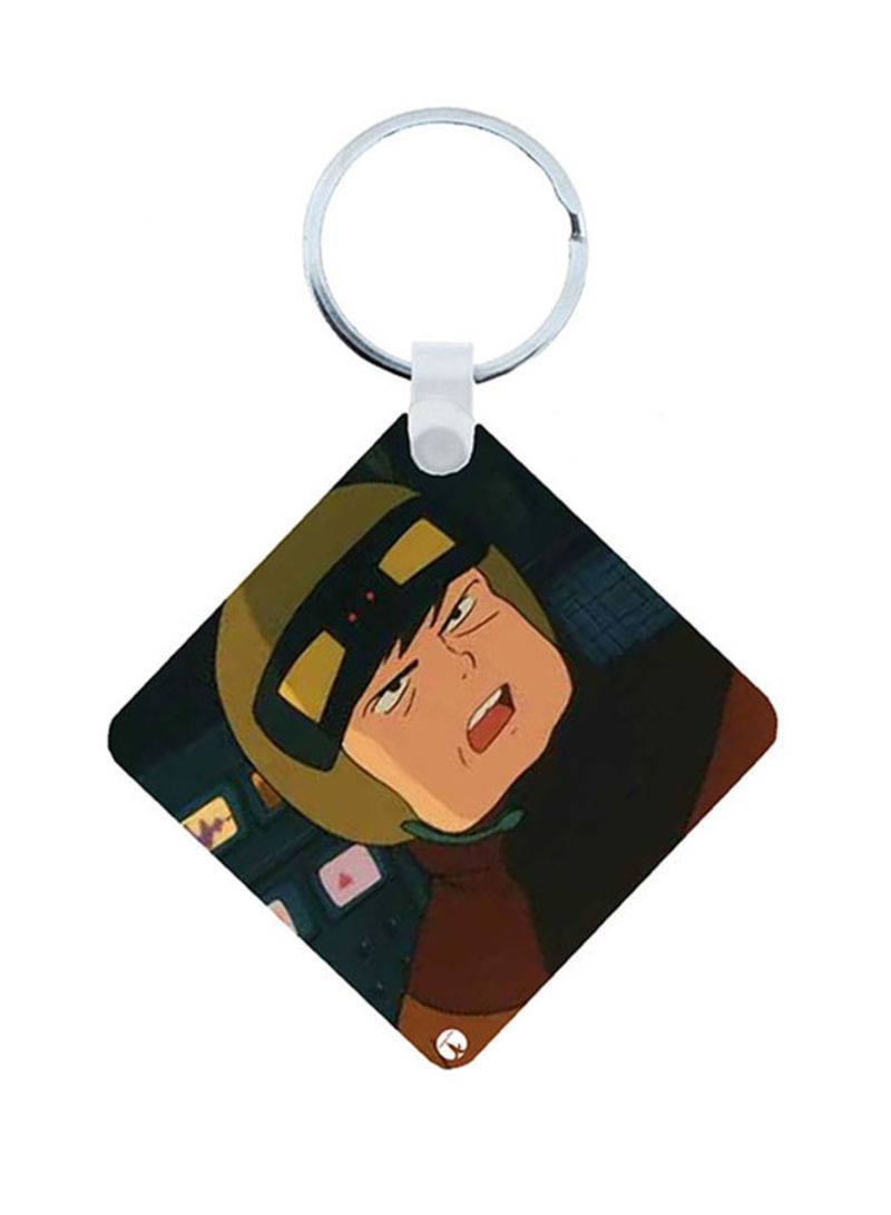 RKN Adnan And Lina Wooden Keychain