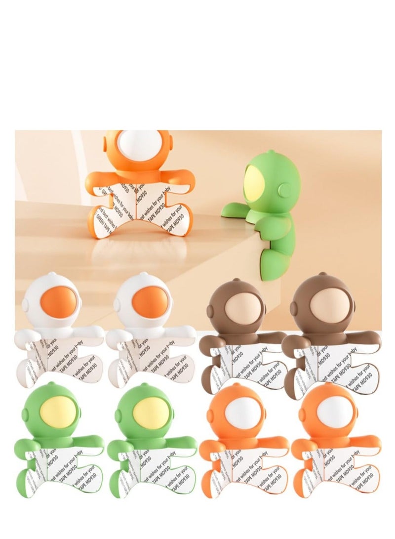 كابتن تيك Anti Collision Safety Corner Protectors With Adhesive, Baby Proof Bumper & Cushion To Cover Sharp Furniture Edges, Table Desk Cover Pad, Improved Silicon Material, Quick Installation 8 Pack - Image 1