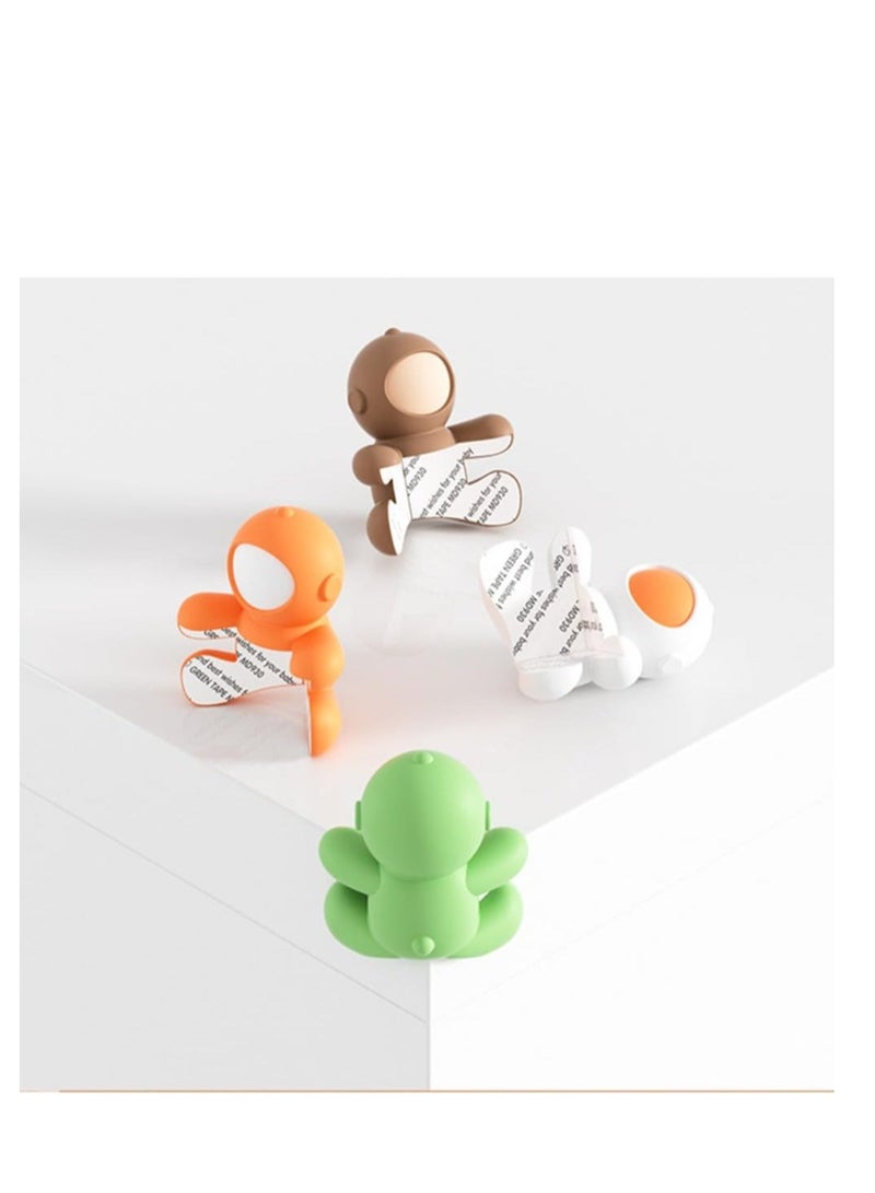 كابتن تيك Anti Collision Safety Corner Protectors With Adhesive, Baby Proof Bumper & Cushion To Cover Sharp Furniture Edges, Table Desk Cover Pad, Improved Silicon Material, Quick Installation 8 Pack - Image 5