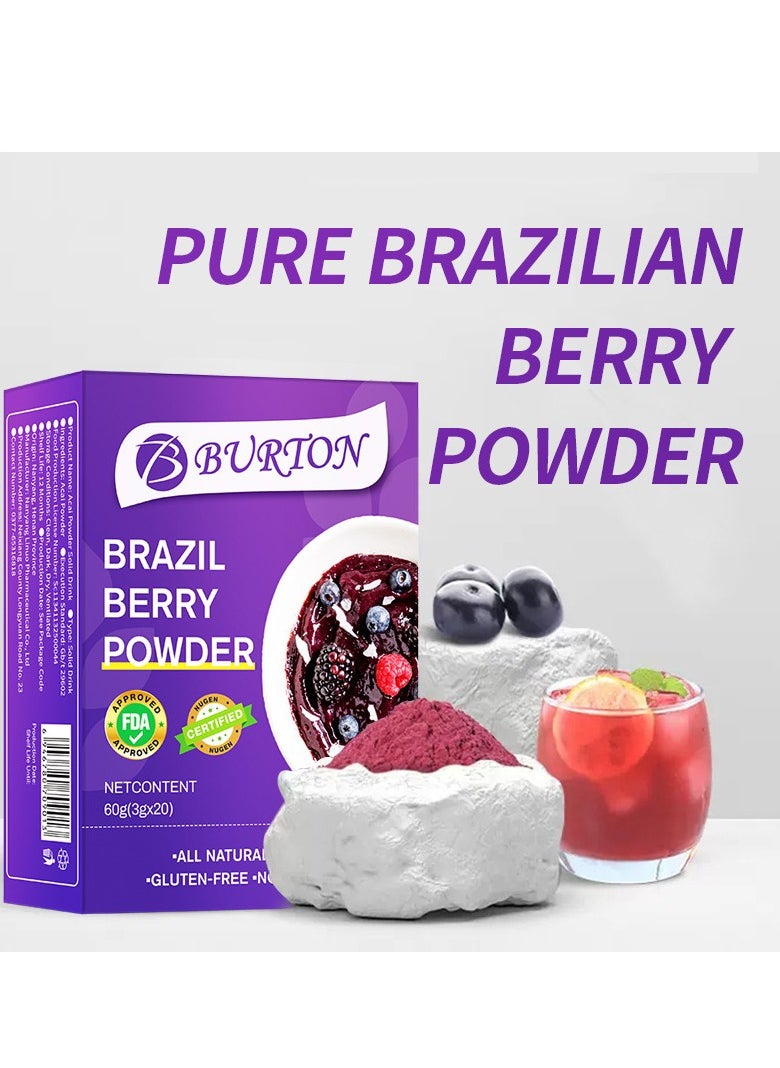 BURTON 60g Acai fruit powder, acai berry powder,Dietary Supplement  - Image 3