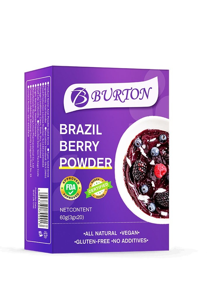BURTON 60g Acai fruit powder, acai berry powder,Dietary Supplement  - Image 5
