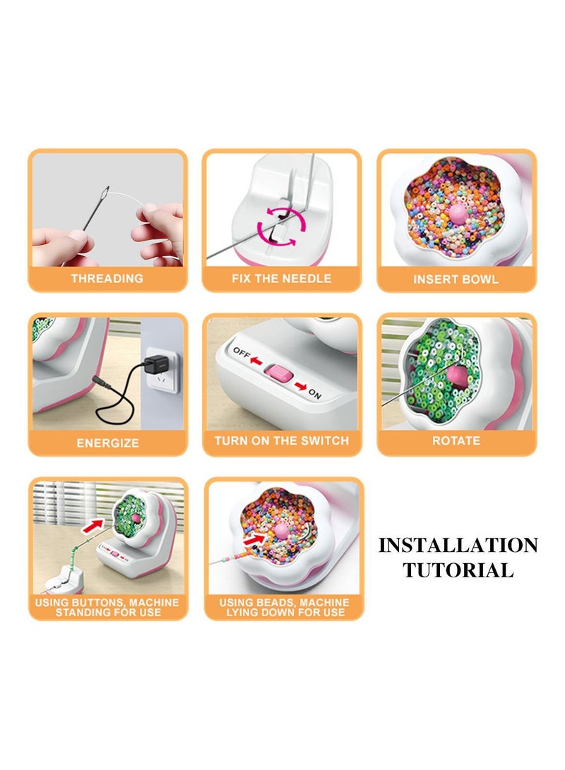 general Electric Automatic Beading Machine Beading Bowl DIY Handmade Beading Tool Specialized Beading Tool for Rice-Shaped Beads High-Efficiency Beading Wonder - Image 4