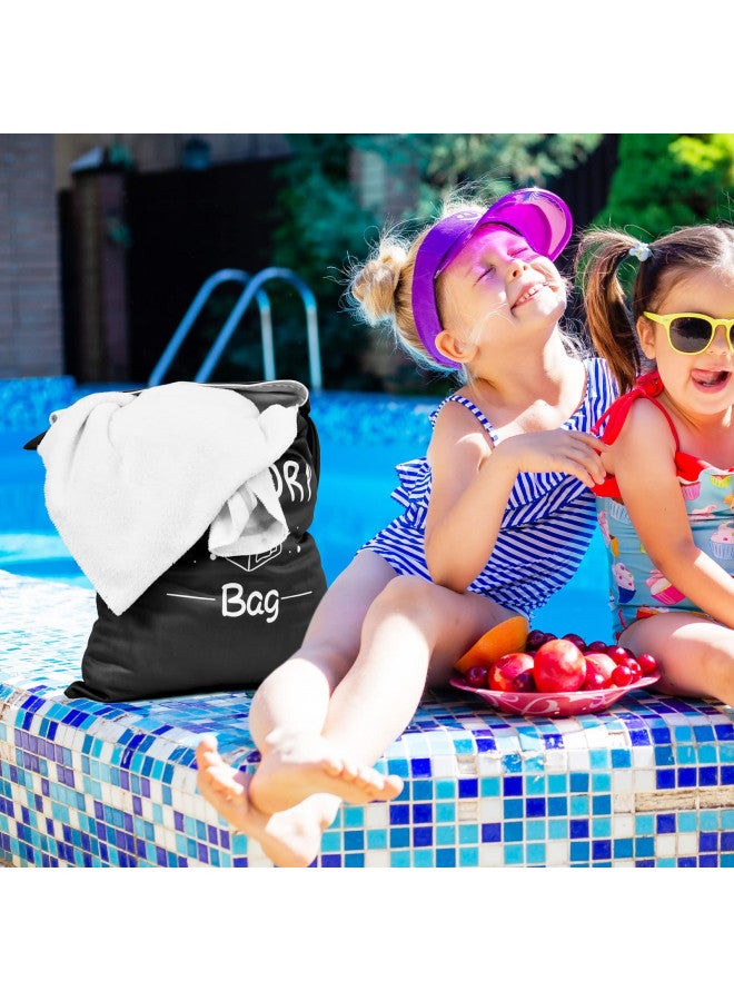 Sylfairy 2 Pcs Large Travel Laundry Bag Waterproof Wet Dry Bag Washable Dirty Clothes Bag Bathing Suit Workout Bag for Gym Clothes Laundry Wet Clothes Swimming Yoga - Image 3