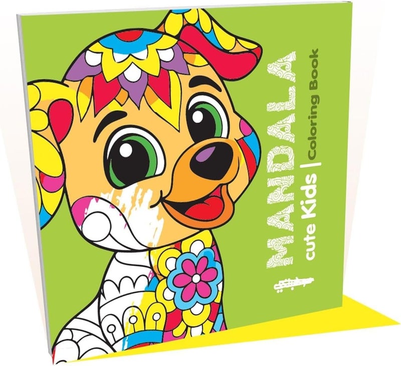 Cute Kids Coloring Book with Animal Designs - Image 1