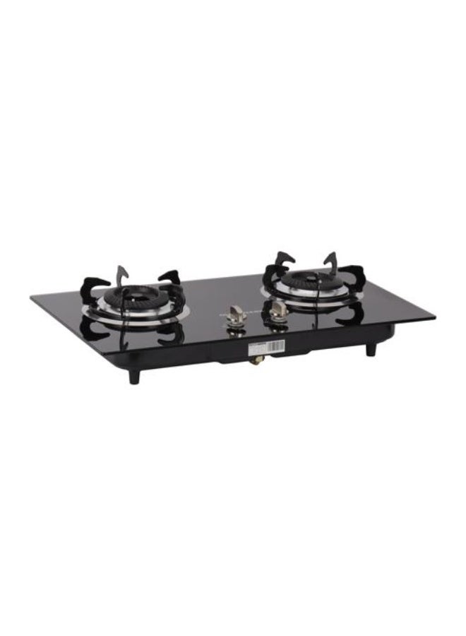 Olsenmark 2 Burner Gas Hob OMCH7078 – 7mm Tempered Glass Top, Auto Ignition, Cast Iron Pan Support, Low Gas Consumption, LPG/NG Compatible, Black 2 OMCH7078 black - Image 3