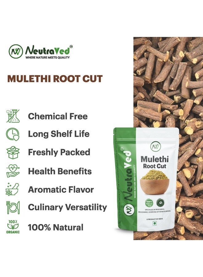 NeutraVed Mulethi Stick in Small Cut Size - 150 Gm | Mulethi Organic to Eat | Licorice Roots for Throat | Make Licorice Powder for Skin Care, Hair Care - 150g - Image 2