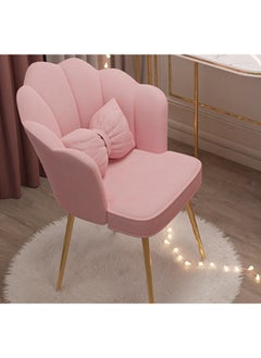 Round Flower Petal Shaped Cushion Chair With Golden Legs - pzsku/Z0904D7063AC29542C1A8Z/45/_/1704366293/328466db-6be9-4875-afdc-abc813c7941c