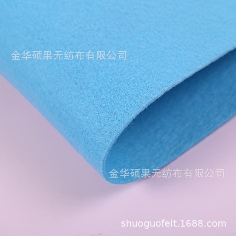 Generic 2MM Thick Colored Felt Fabric for Crafts 1628 sky blue 