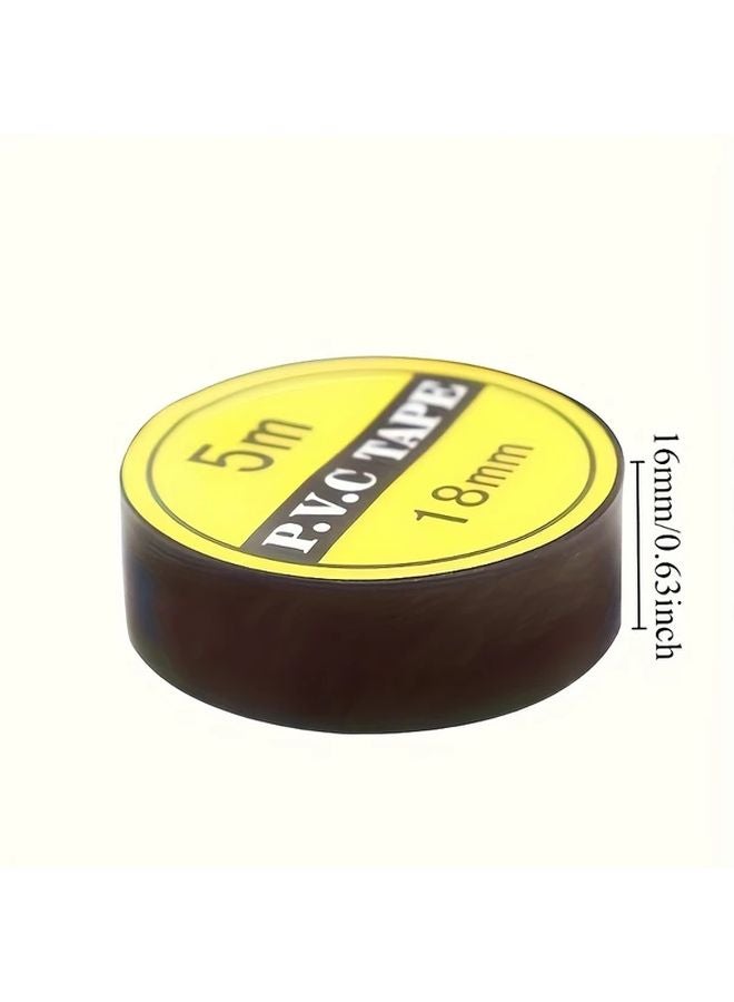 10 Rolls High Temperature Resistant Black Rubber Electrical Tape Industrial Home Use - Image 3