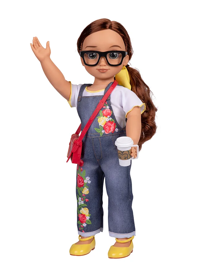 Disney Ily Doll Belle Caucasian Dark Red Inspired 18 Inch