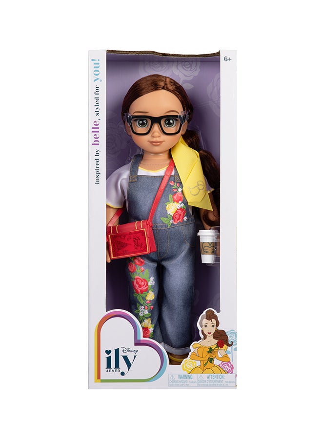 ديزني إيلي دول بيلي كوشين مستوحاة من اللون الأحمر الداكن 18 بوصة - Image 1