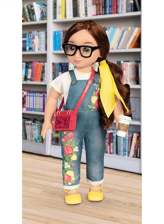 ديزني إيلي دول بيلي كوشين مستوحاة من اللون الأحمر الداكن 18 بوصة - Image 3