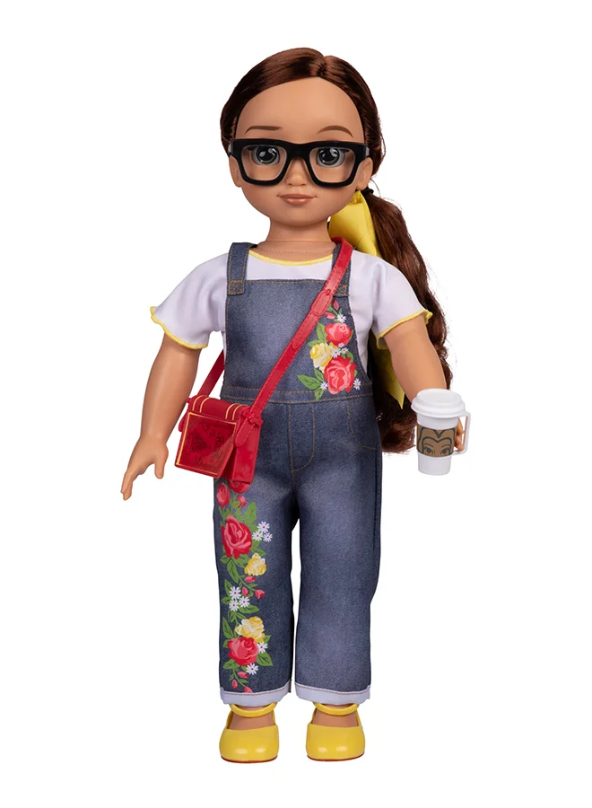 Disney Ily Doll Belle Caucasian Dark Red Inspired 18 Inch