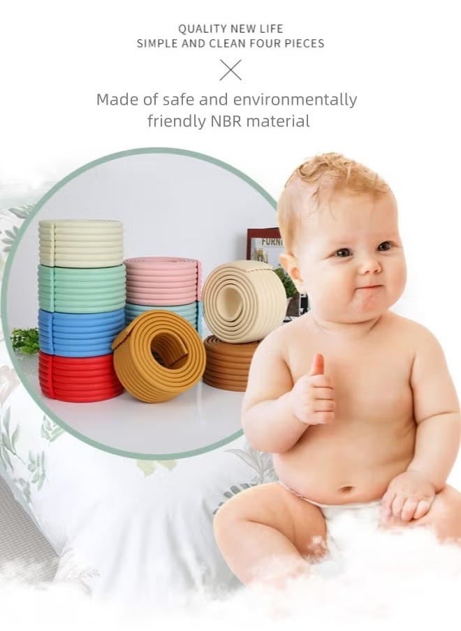 Generic - Foam Safety Strips for Baby Kid, Child Bumper Strips, Anti-Bump Protectors, Table Chair Wall Sharp Corner Protection, 2M Safety Edge Protection Strip, Wider, Thicker for Table, Furniture,Sharp Edge - Image 1
