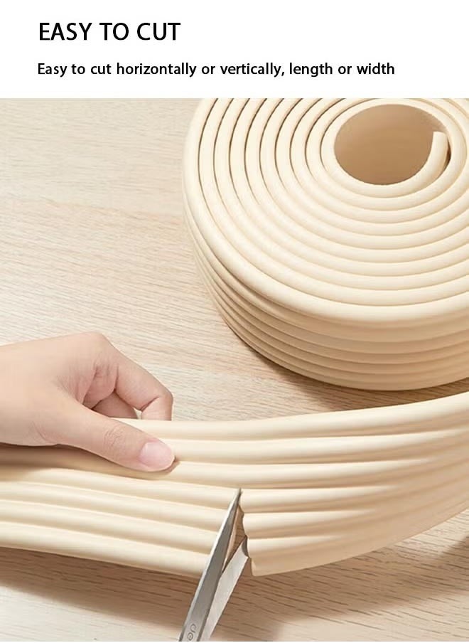 Generic - Foam Safety Strips for Baby Kid, Child Bumper Strips, Anti-Bump Protectors, Table Chair Wall Sharp Corner Protection, 2M Safety Edge Protection Strip, Wider, Thicker for Table, Furniture,Sharp Edge - Image 1