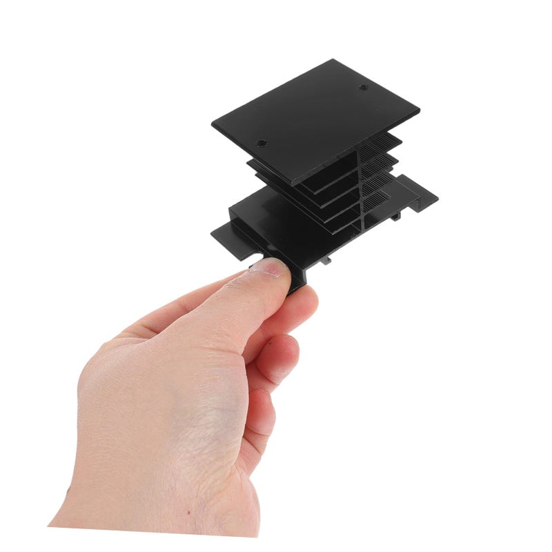 Silver Aluminum Heatsink Block For SSR Relay High Thermal Conductivity Industrial Automation - Image 5