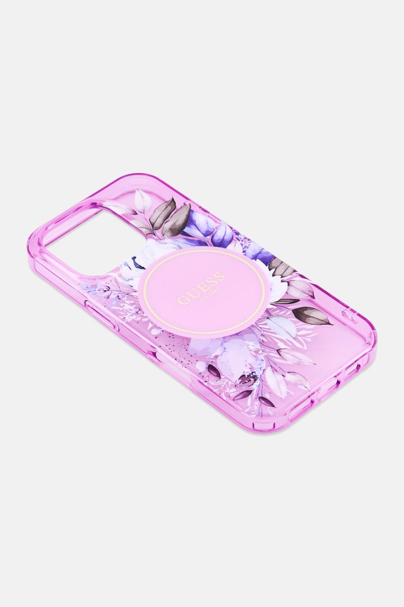 GUESS iPhone 16 Pro Magsafe Brand Logo Protective Case, Multicolor - Image 3