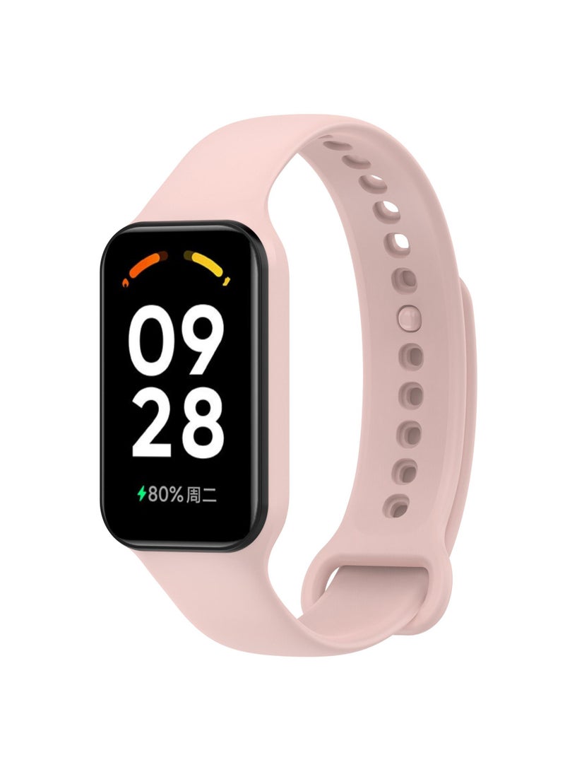 1Pcs Watch band for Redmi smart band 2/xiaomi band 8 active watch strap Pink - Image 1