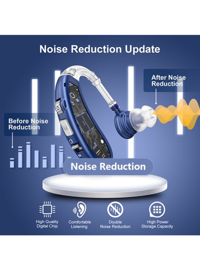 Chixing Hearing Aid Rechargeable for Seniors  Adults, Mini Completely-in-Canal Digital Sound Amplifiers, OTC Hearing Aids with Ear Protection - Image 3