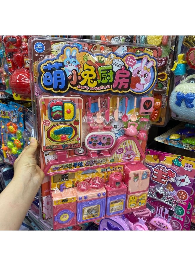 Children's Play Board Hanging Board Toys Without Medical Utensils Tableware Car Dessert Cutting Music Hanging Board-Color:9988 Dog Little Doctor】 - Image 5