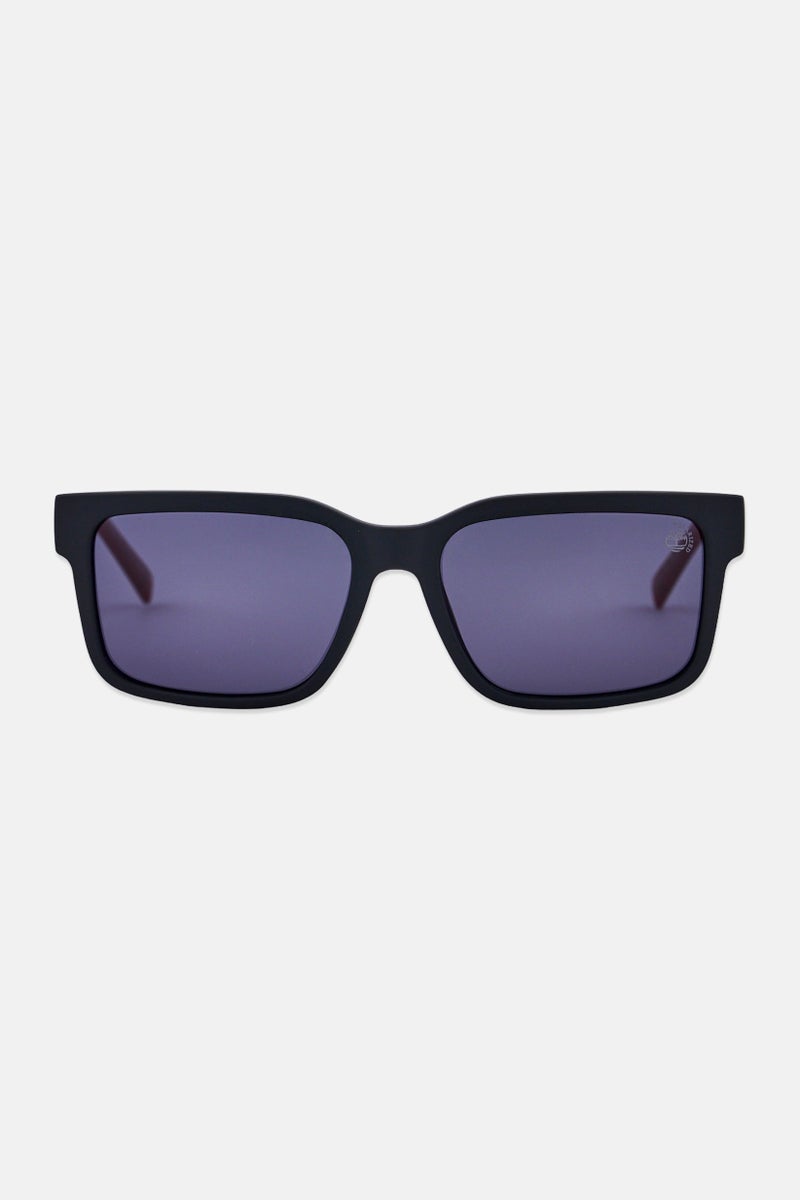 Timberland Men TB0001202D54 Square Sunglasses, Black - Image 1