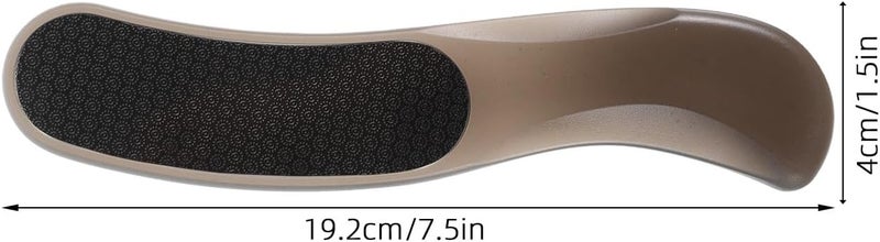 Abaodam 2pcs Foot Scrubber and Dead Skin Remover Tool Portable Hard Skin Foot File for Men and Women Compact at Home Spa - Image 2