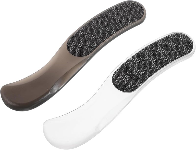 Abaodam 2pcs Foot Scrubber and Dead Skin Remover Tool Portable Hard Skin Foot File for Men and Women Compact at Home Spa - Image 1