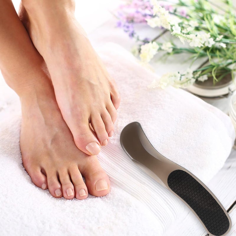 Abaodam 2pcs Foot Scrubber and Dead Skin Remover Tool Portable Hard Skin Foot File for Men and Women Compact at Home Spa - Image 5