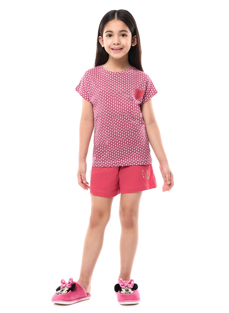 victor and jane Victor and Jane Girls' PJ Set – Soft Shorts and Top Sleepwear Set
