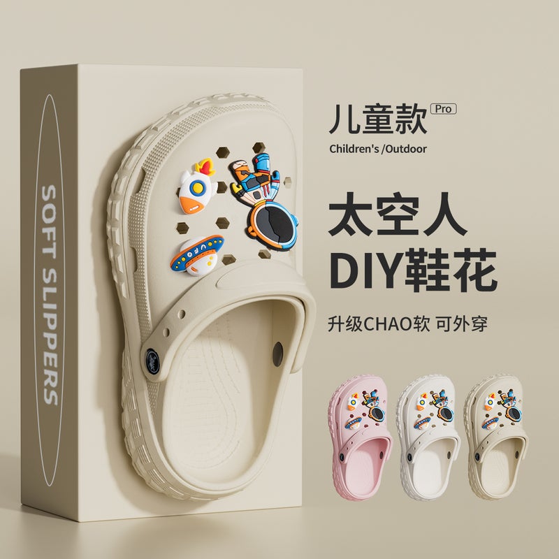 Children's Summer Clog Slippers - Non-Slip EVA Hole Shoes for Kids, Toddlers, and Adults - Couple Style - Image 2