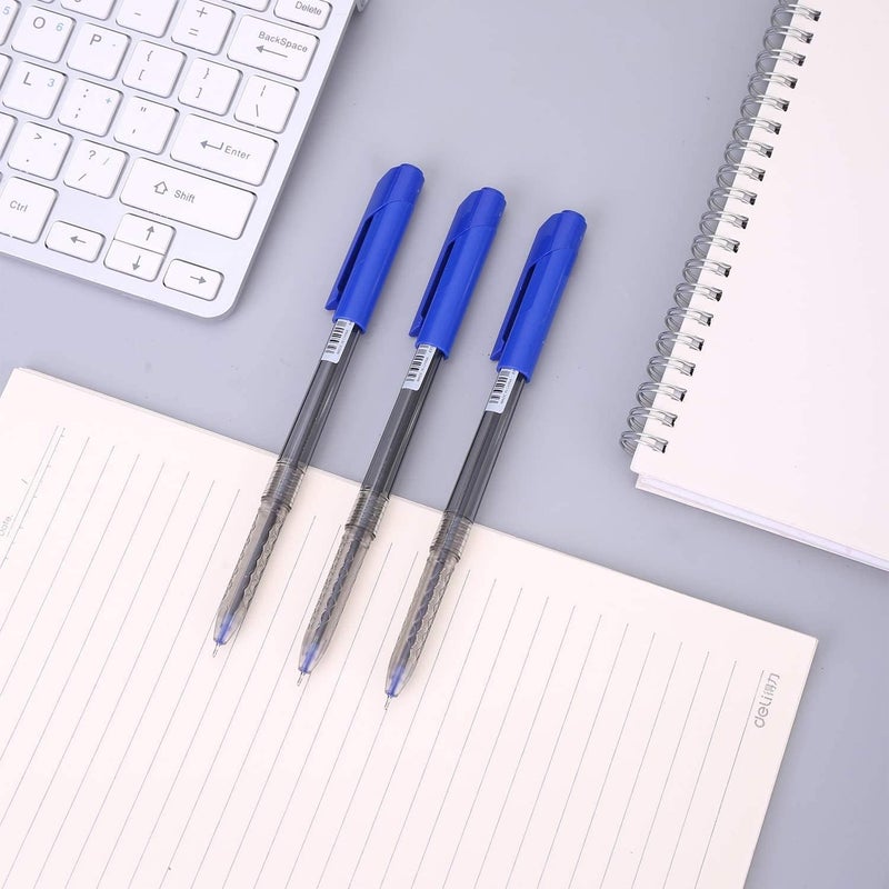 Deli Arrow 0.7Mm Mini Tip Ball Point Pen, Blue - Image 4