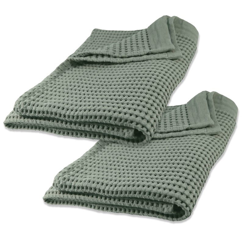Gilden Tree GILDEN TREE Waffle Bath Sheet Quick Dry Towel Thin Luxury Bath Towels 40x80 Large Bath Towels 2 Pack Bath Sheets Modern Style Sage Grey 
