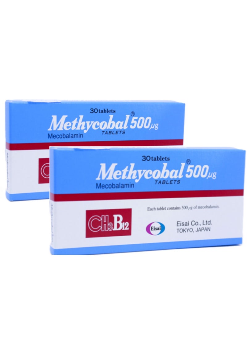 eisai (PACK OF 2) Methycobal 500 30 Tabs  - Image 2