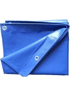 Adige Waterproof PVC-Paraffin Canopy Tent-Awning-Canvas Blue 12X18 M  - Image 2