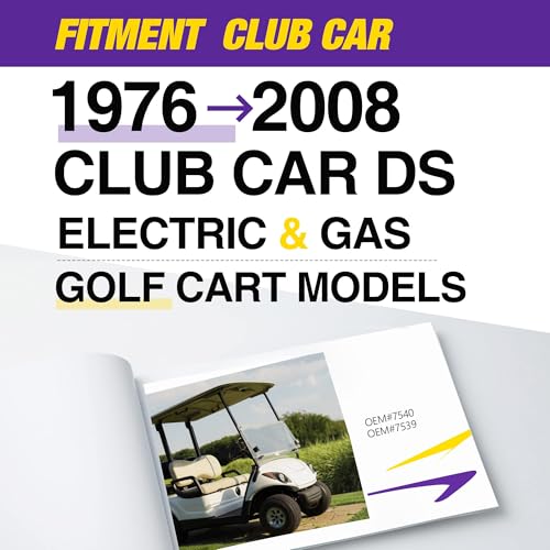 HOWBOW Club Car Ds Tie Rod End, 3PCS Ball Joint Kit Golf Cart Parts On Driver and Passenger Side Fits 1976-2008 Club Car Ds Gas & Electric OEM Part # 7539 7540 - Image 3