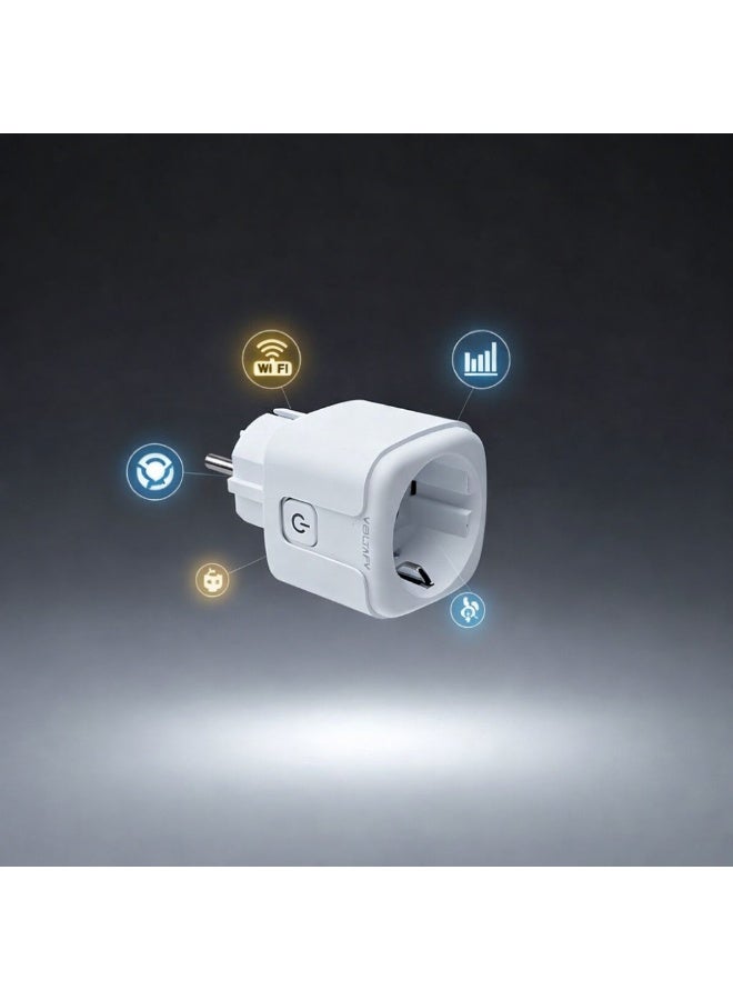 VOLTAFY Smart Plug Wi‑Fi Smart Plug Socket – Remote Home Appliance Operation, Automatic Scheduling, Energy Saving, Easy Installation and Use, Suitable for All Electrical Appliances - Image 4
