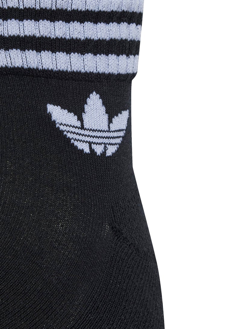 adidas Originals 3 Pack 3-Stripe Ankle Socks  - Image 3