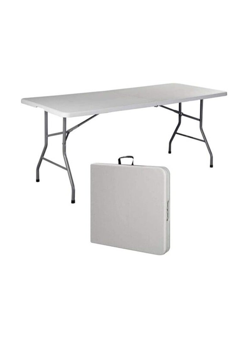 SHOWAY 1.8M Foldable Table Heavy Duty Folding Outdoor Catering Trestle Party Garden Table - Image 3