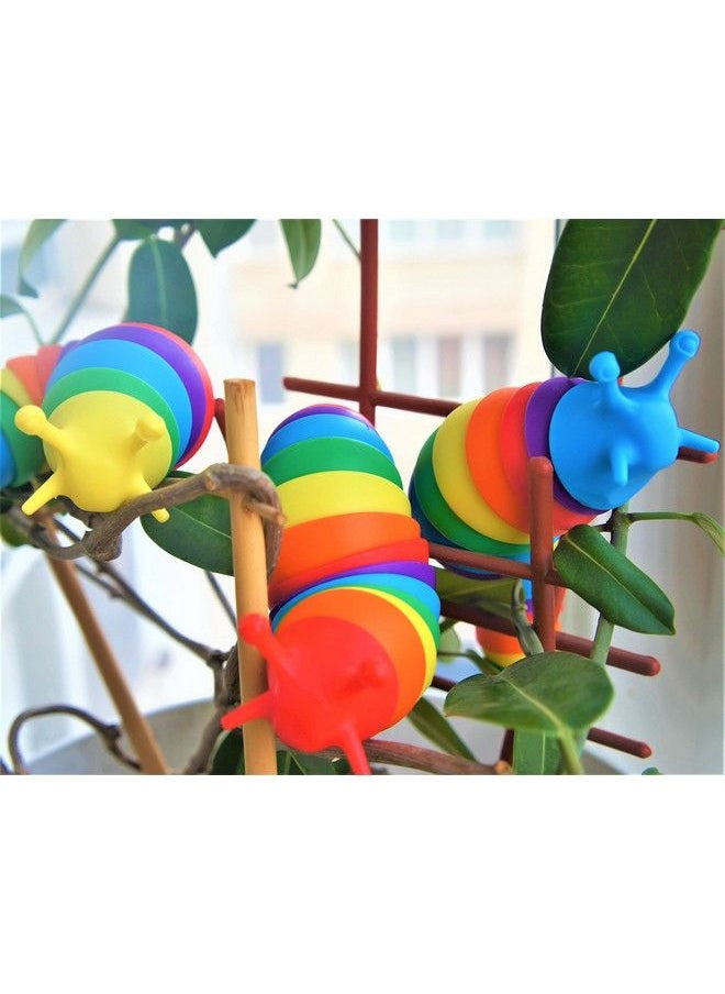 Artist Unknown - 2022 Asmr Fidget Slug Toy Sensory Slug 3D Printed Slug Flexible Decompression Slug For Relaxing Articulated Rainbow Slug Fidget Toy Caterpillar (Rainbow Yellow) - Image 1