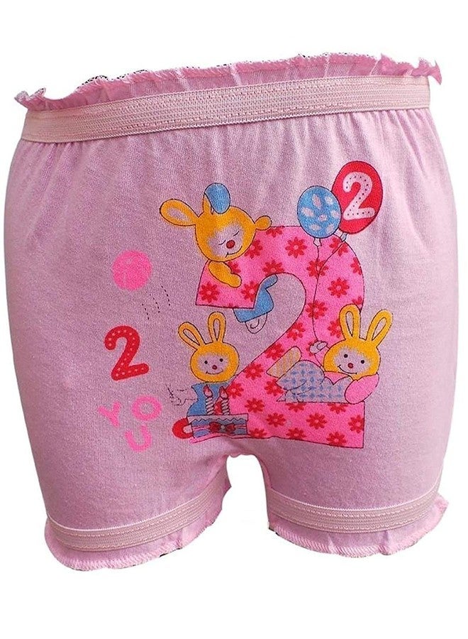 IGNOTO (0 Size, Pack of 6 Baby, Kids Inner Wear, Bloomers || Unisex Printed Cotton Panty || 100% Cotton Housiry with Cartoon Print Assorted - Image 2
