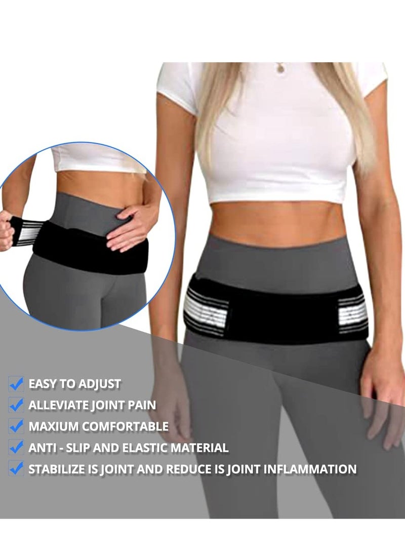 MJZ Sacroiliac SI Joint Hip Belt Lower Back Support Brace for Men and Women, Hip Braces for Hip Pain Pelvic Support Belt Trochanter Belt Hip Band Sciatica Belt Pelvis Lumbar Pain Relief  - Image 5