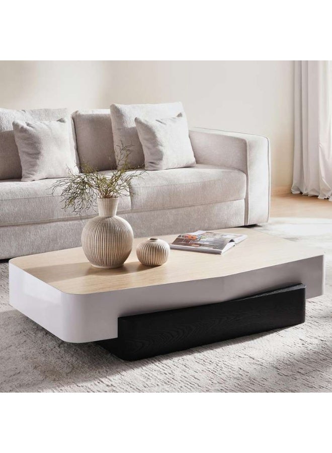 Pan Home Coffee Table Natural & White - Image 1