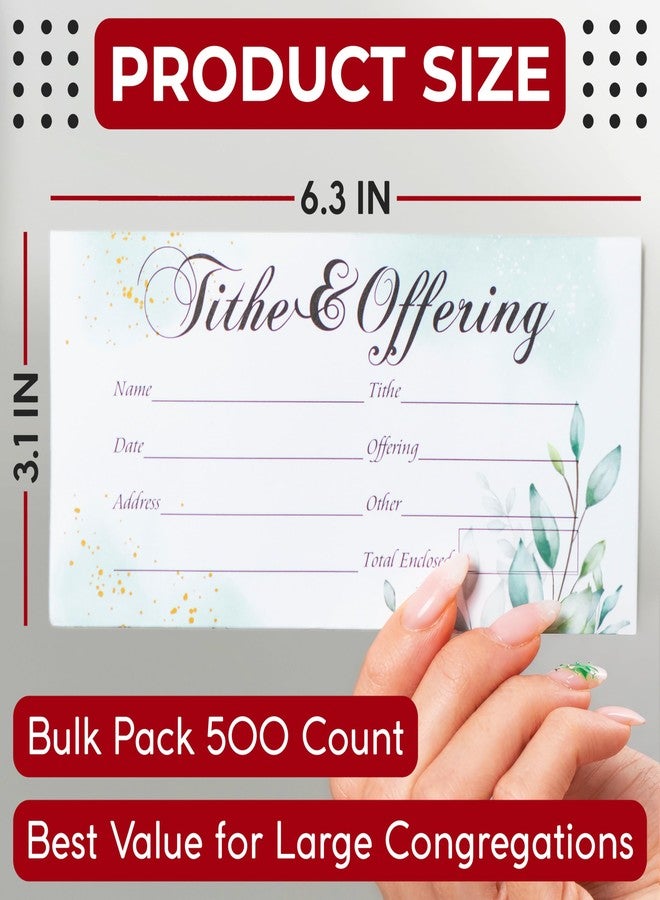 Granatan Church Offering Envelopes, 500 Count Bulk Box Cash and Tithe Envelopes for Church Donations - Image 2